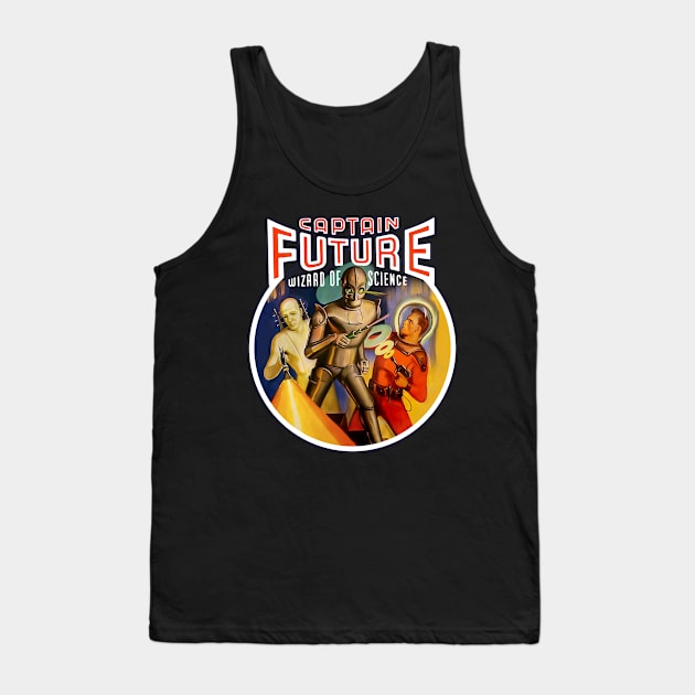 Captain Future Tank Top by Trazzo